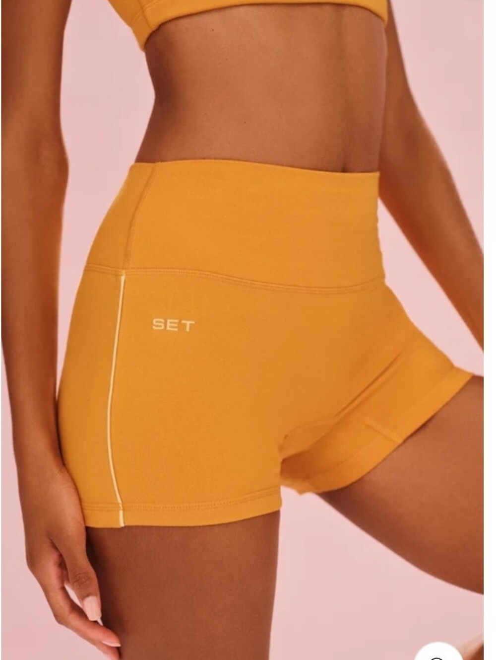 Set Short Orange Soda Size Small New With Tags